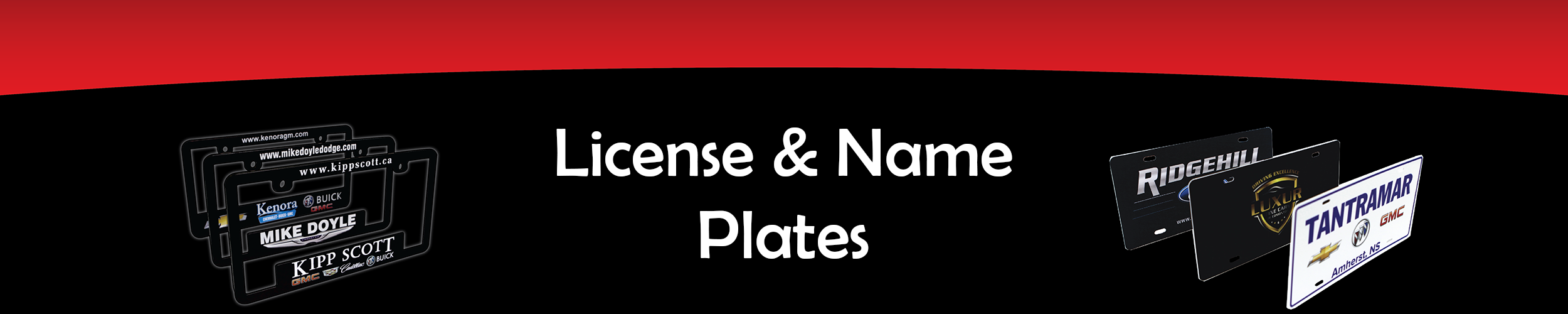 License & Name Plates License & Name Plates