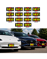 Hot Spot Year Plates | ABS Plastic Display Plates
