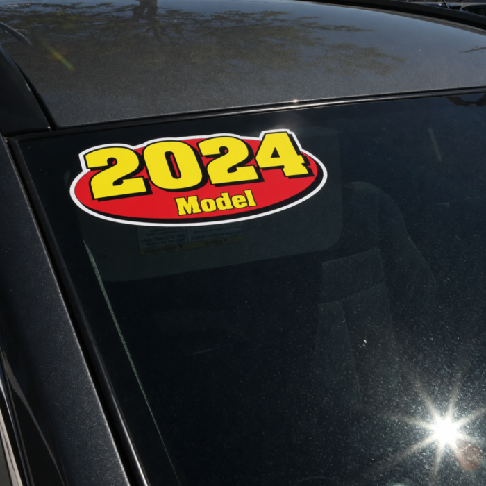 Auto Sold | Model Years Windshield Decals