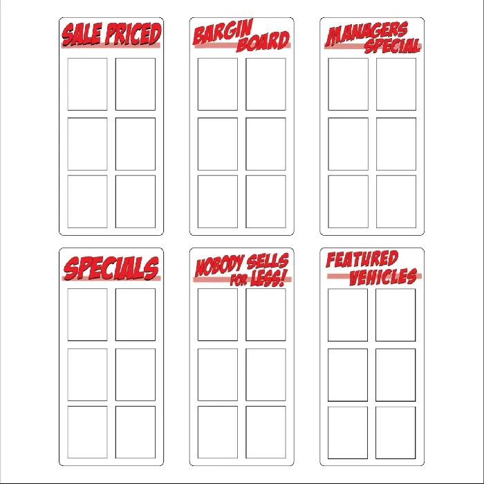 Wall Specials Boards
