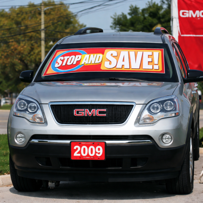 Reusable Windshield Banners