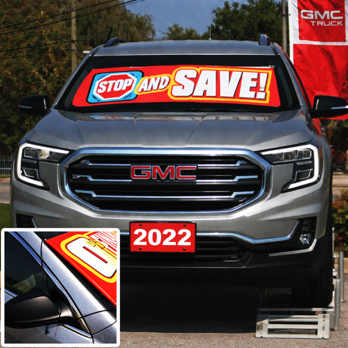 New Windshield Banners | Dealership Sale Slogans