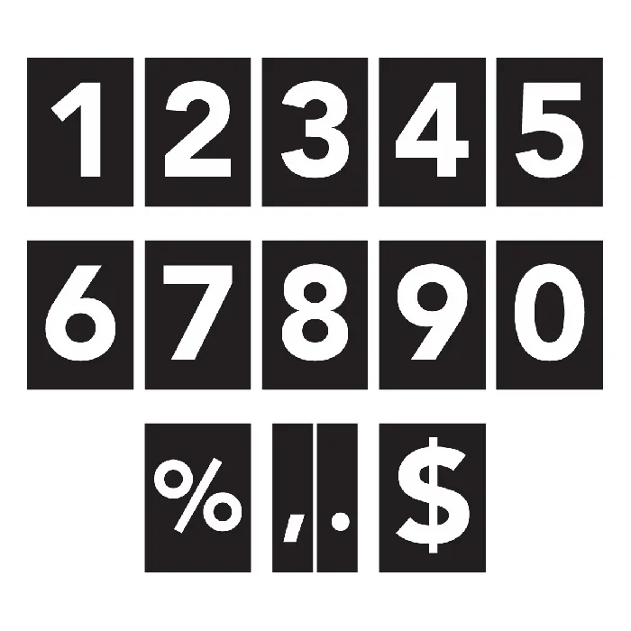 EZ Windshield | Pricing Decals (5 Pack)