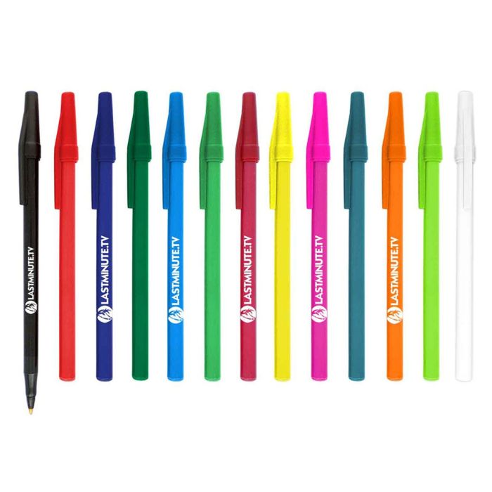 Coloured Plastic Stick Pen 