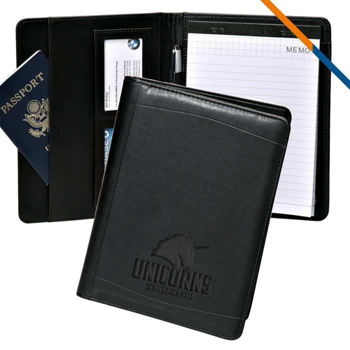 Album de Notes Collantes en Similicuir - 1 Bloc-Notes Collant + 5 Languettes de Notes
