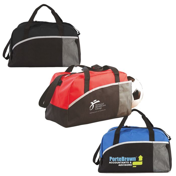 Duffel Bag with Side Pocket