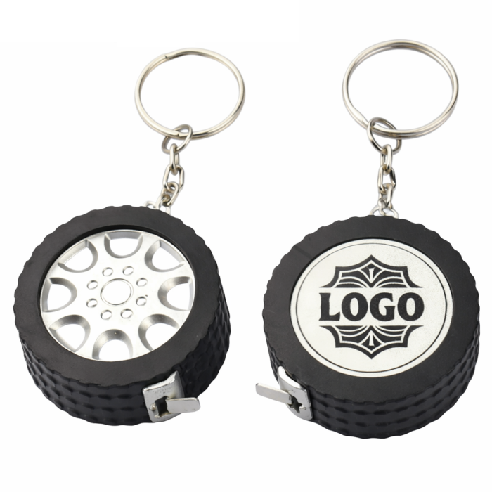Tire Measuring Tape Keychain | ABS Mini Tool