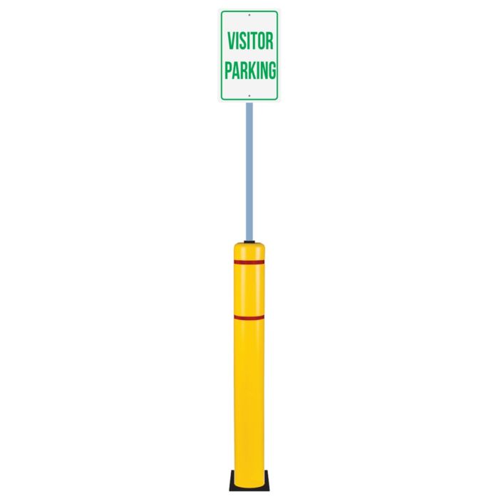 Bollard with Signpost (for Concrete Installation)