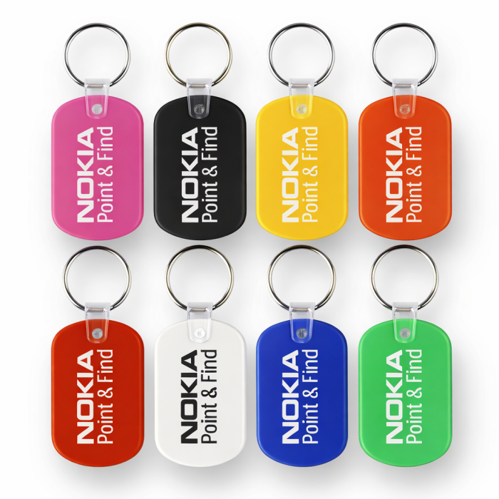 Oval Shaped PVC Key Tag