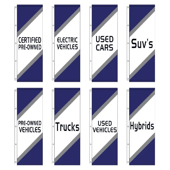 Blue Duro-Color Sublimated Flags | Fade Resistant Nylon Flags