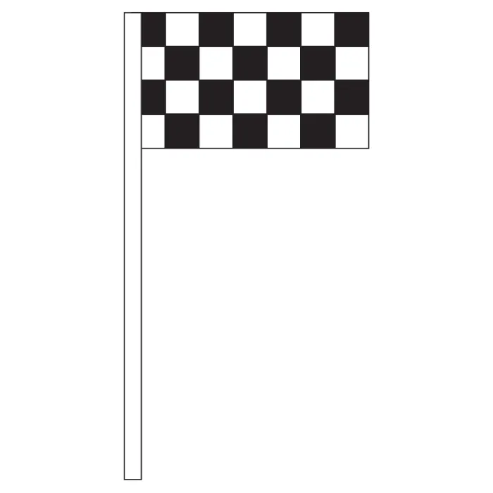 Drapeaux de Voiture pour Antenne -  à Carreaux