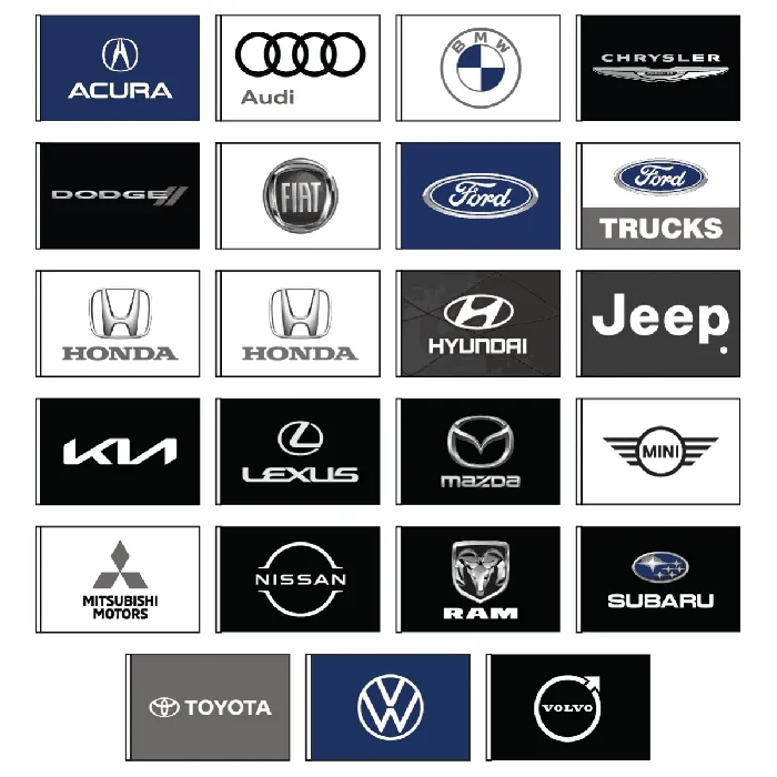 OEM Clip-On Window Flags