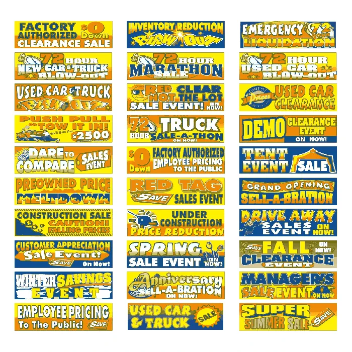 Kwikie Sale Event Decals