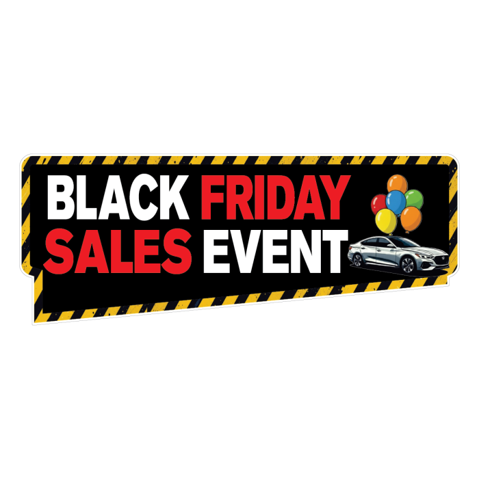 Autocollant de Pare-brise du Black Friday