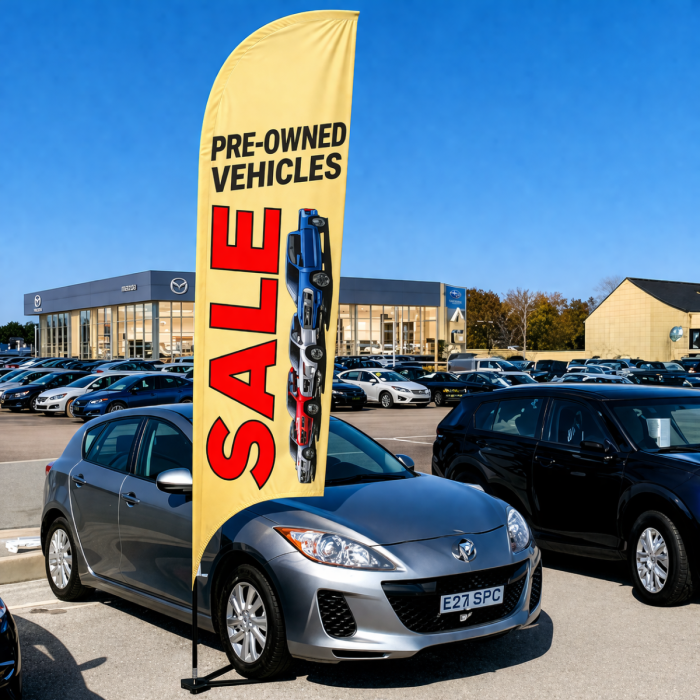Pre-Owned Vehicle Sale Blade Flag