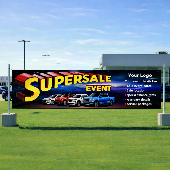 Supersale Event Vinyl Banner