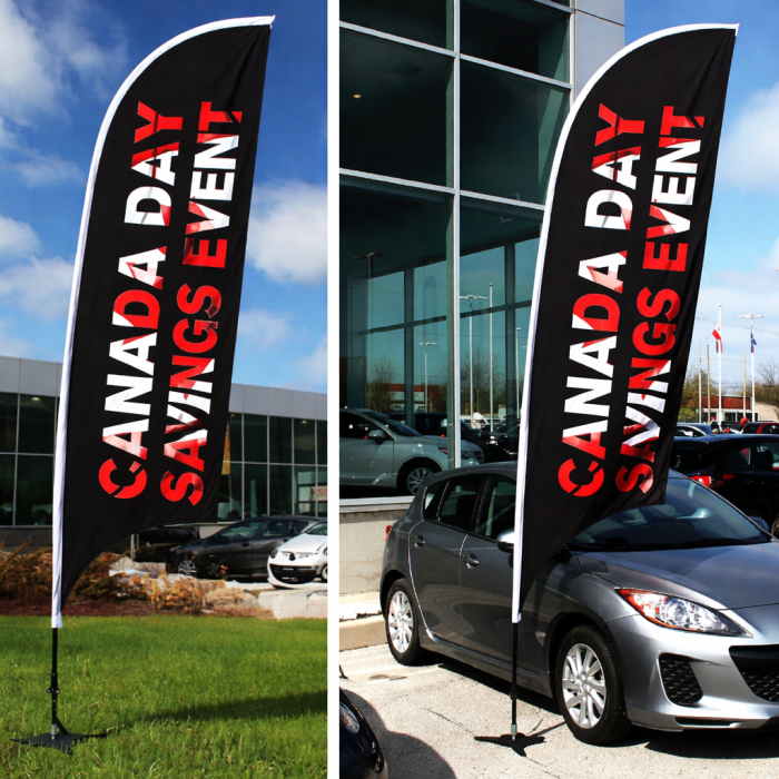 Canada Day Savings Event Blade Flag