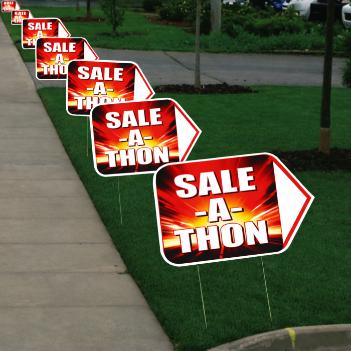 Sale-a-Thon Lawn Sign