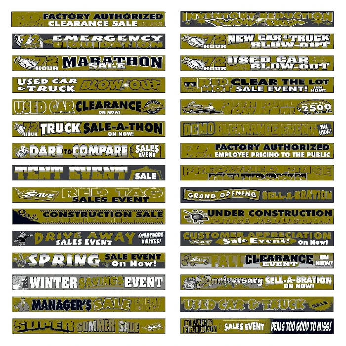 Kwikie Sale Event Banners
