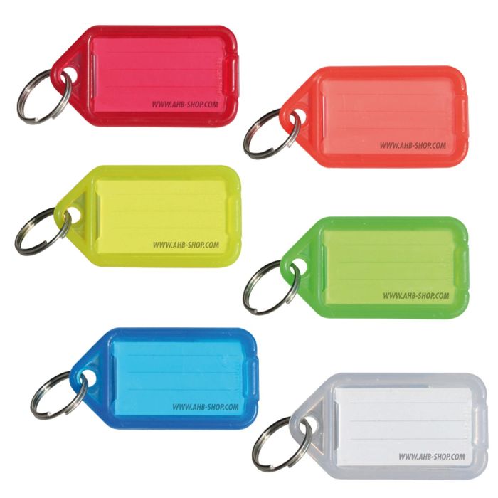 Large Kwik Click Reusable Key Tags with Snap Door