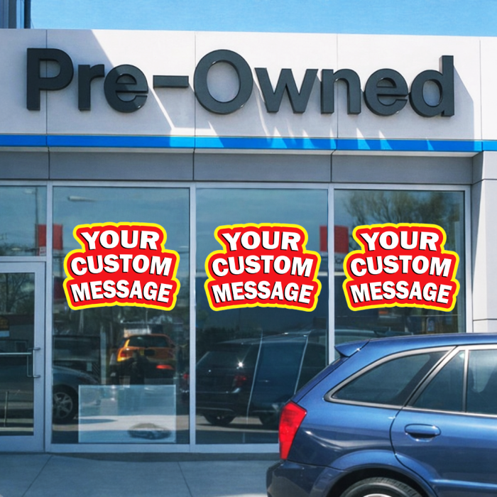 Custom Window Jazz Showroom Window Graphics