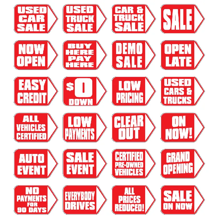 Mini-Motion Lawn Signs | Dealership Yard Signs