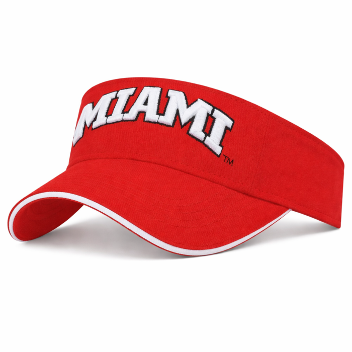 Brushed Heavy Cotton Visor | Sandwich Trim