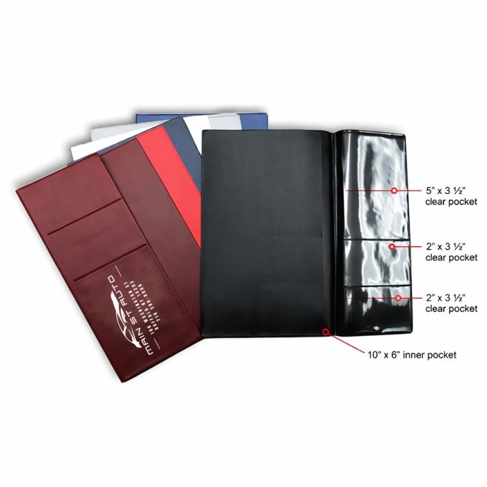 Custom Imprinted Vinyl Dealership Document Folios Style 103