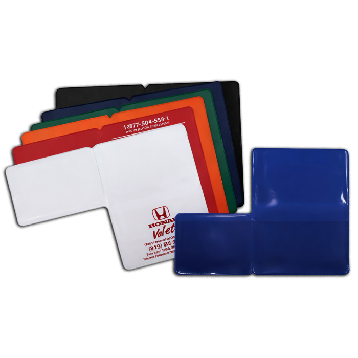 Folios de feuillets d’assurance à trois volets
