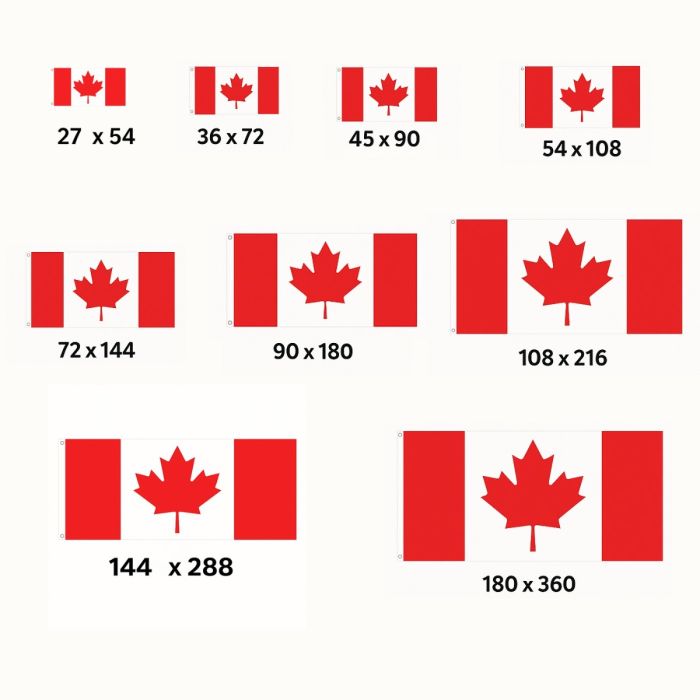 Drapeau du Canada | Nylon imprimé plusieurs formats
