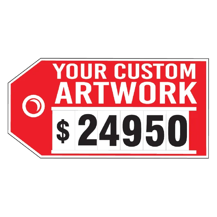 Custom Imprinted Red Tag Pricer Kits