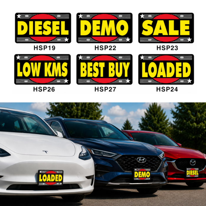 Hot Spot Slogan Plates | ABS Plastic Display Plates