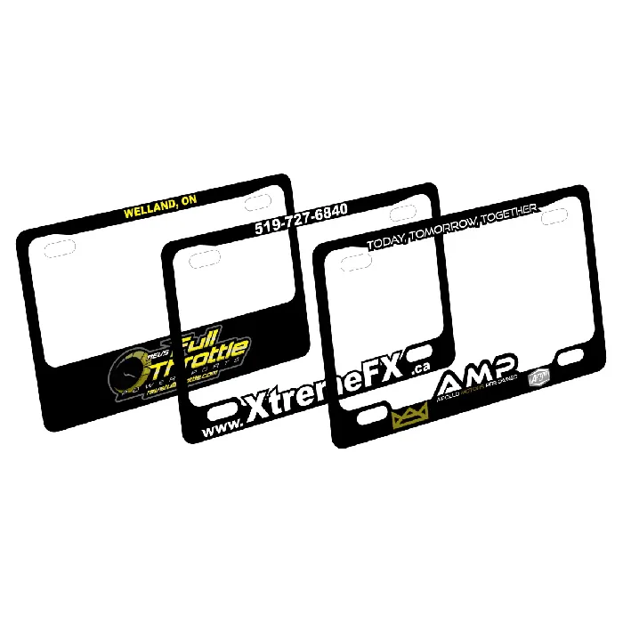 Custom Motorcycle Plate Covers