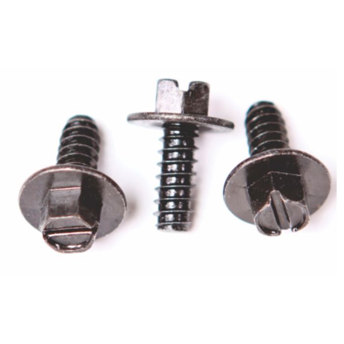 Licence Plate Screws - Fits Most Ford Vehicles (Black)