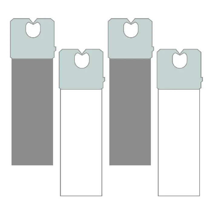 Clip on Poly Key Tag