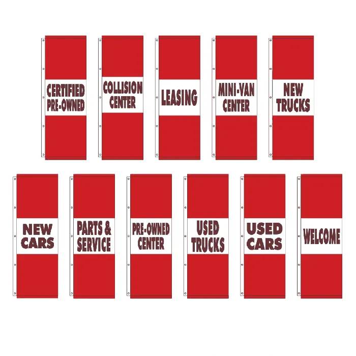 Drapeau Centre d'Occasion Rouge