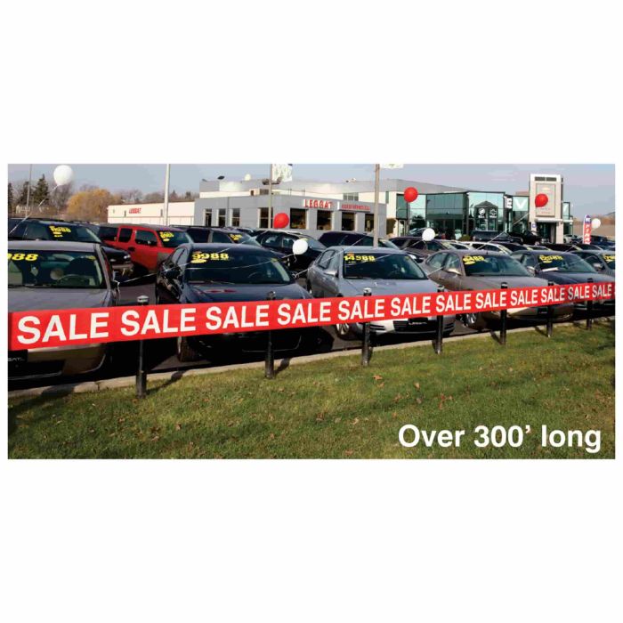 Narrow "Sale" Tape