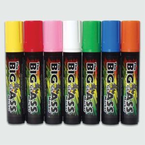 Big Glass Windshield Markers | 5/8" Reversible Tip Rain Resistant