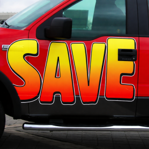 Gigantic Stick On Vinyl Letters – Easy Apply & Reusable