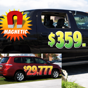 Gigantic Magnetic Numbers – Reusable Magnetic Vehicle Signs