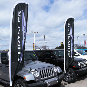 Dealer Logo Blade Flags |OEM Flags