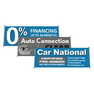 Custom Reusable Windshield Banners