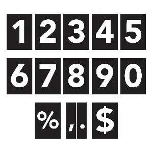 EZ Windshield | Pricing Decals (5 Pack)