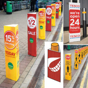 Bollard Signs
