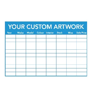 Custom Printed Dry Erase Board