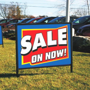 Quickie Auto Sign Lawn Staked Holder Frame
