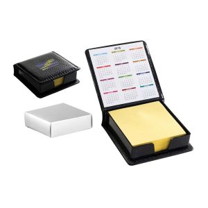 Album de Notes Collantes en Similicuir - 1 Bloc-Notes Collant 