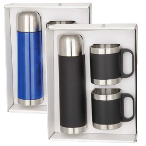 Thermos and Mugs Gift Set