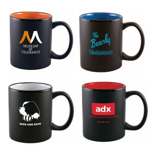 Alora 11oz Ceramic Black Mugs