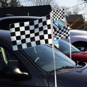 Checkered |  Antenna Car Flags